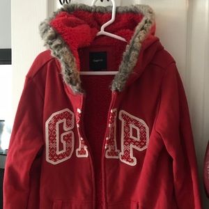Gap Girls Fur Fleece Sweater